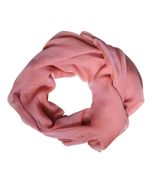 Pañuelo/fular rectangular de seda rosa Dolce & Gabbana para mujer