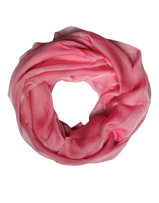 Pañuelo/fular rectangular de seda rosa Dolce & Gabbana para mujer