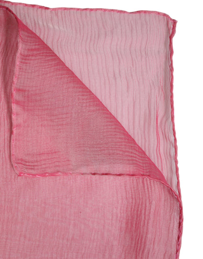 Pañuelo/fular rectangular de seda rosa Dolce & Gabbana para mujer