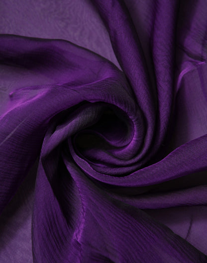 Pañuelo de seda rectangular morado Dolce & Gabbana
