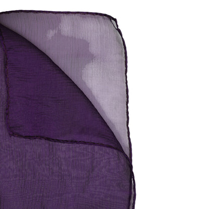 Pañuelo de seda rectangular morado Dolce & Gabbana