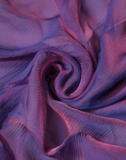 Pañuelo de seda rectangular morado Dolce & Gabbana