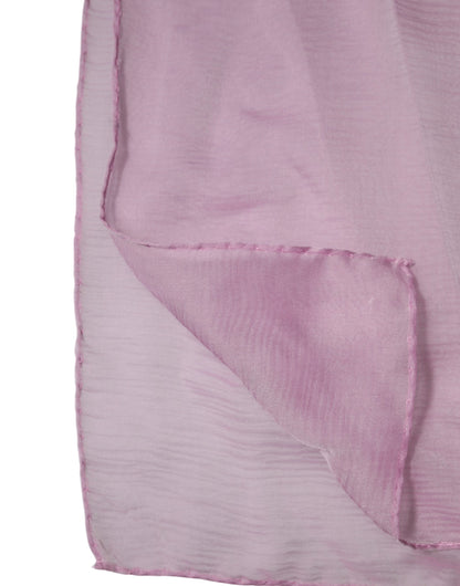 Pañuelo/fular rectangular de seda rosa Dolce & Gabbana para mujer