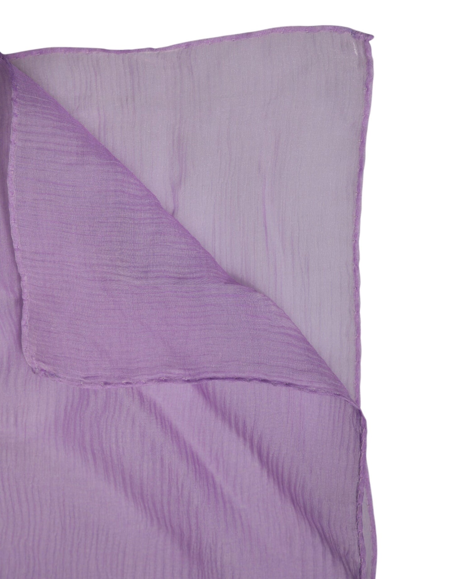 Pañuelo de seda rectangular morado Dolce & Gabbana