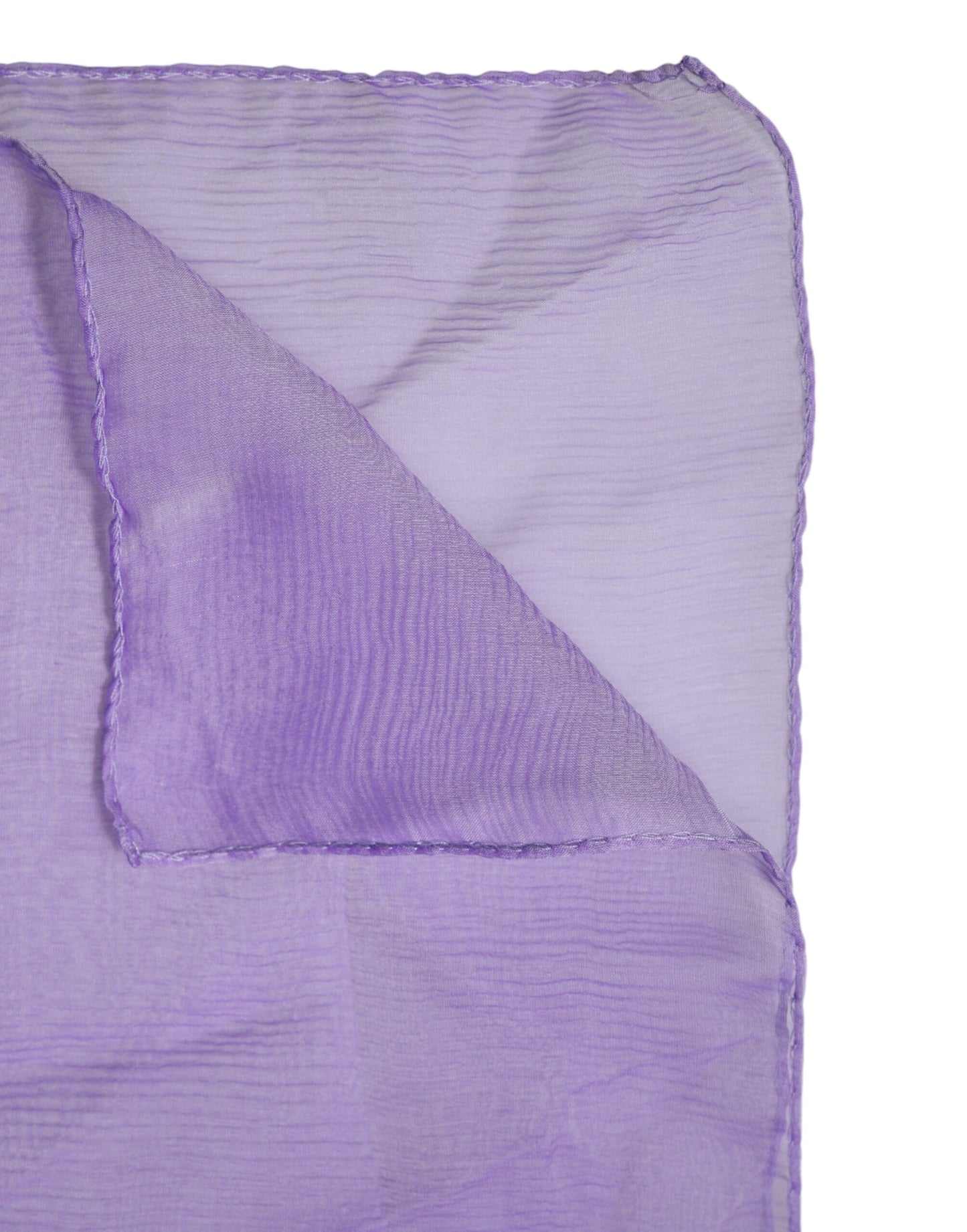 Pañuelo de seda rectangular morado Dolce & Gabbana