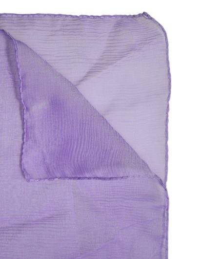 Pañuelo de seda rectangular morado Dolce & Gabbana