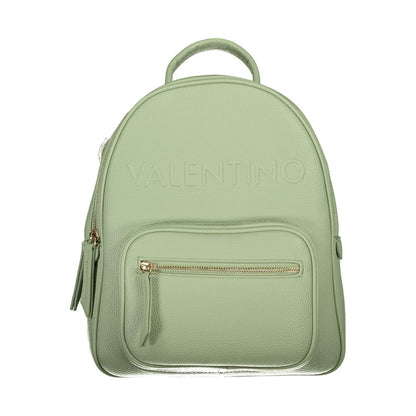 Mochila de poliuretano verde Mario Valentino para mujer