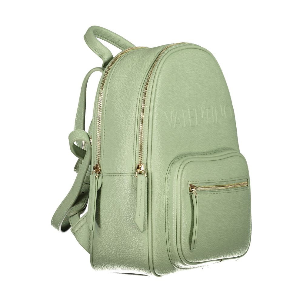 Mochila de poliuretano verde Mario Valentino para mujer