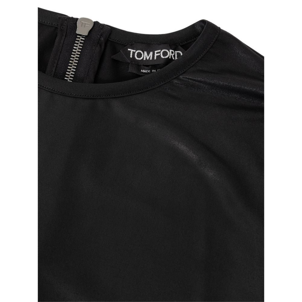 Tom Ford Viscosa Negra Manga Larga