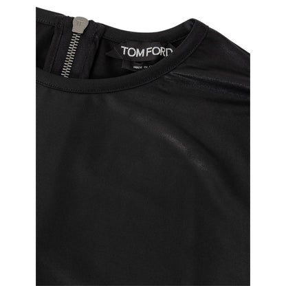 Tom Ford Viscosa Negra Manga Larga