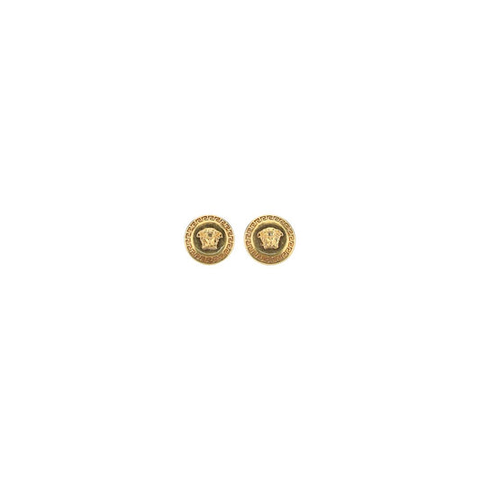 Pendientes de metal dorado Versace