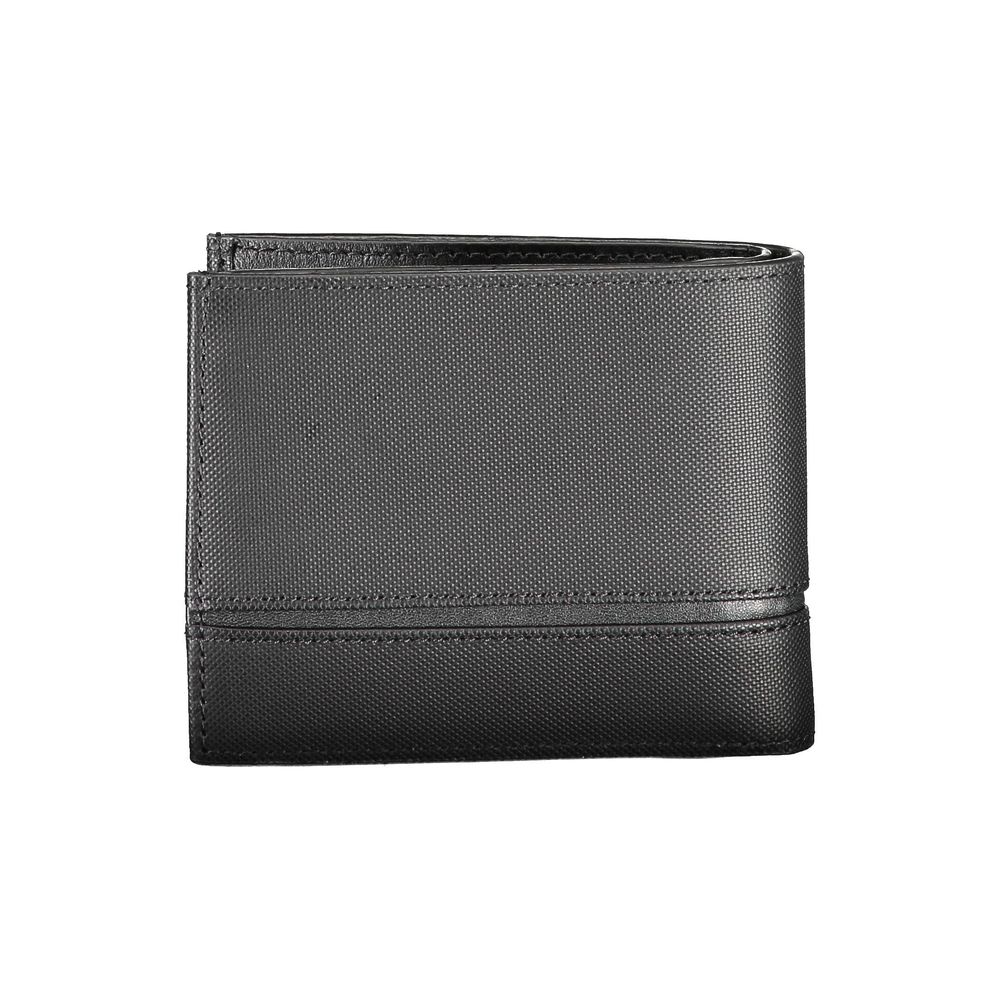 Cartera de cuero negro para hombre Calvin Klein