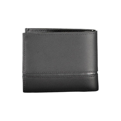 Cartera de cuero negro para hombre Calvin Klein