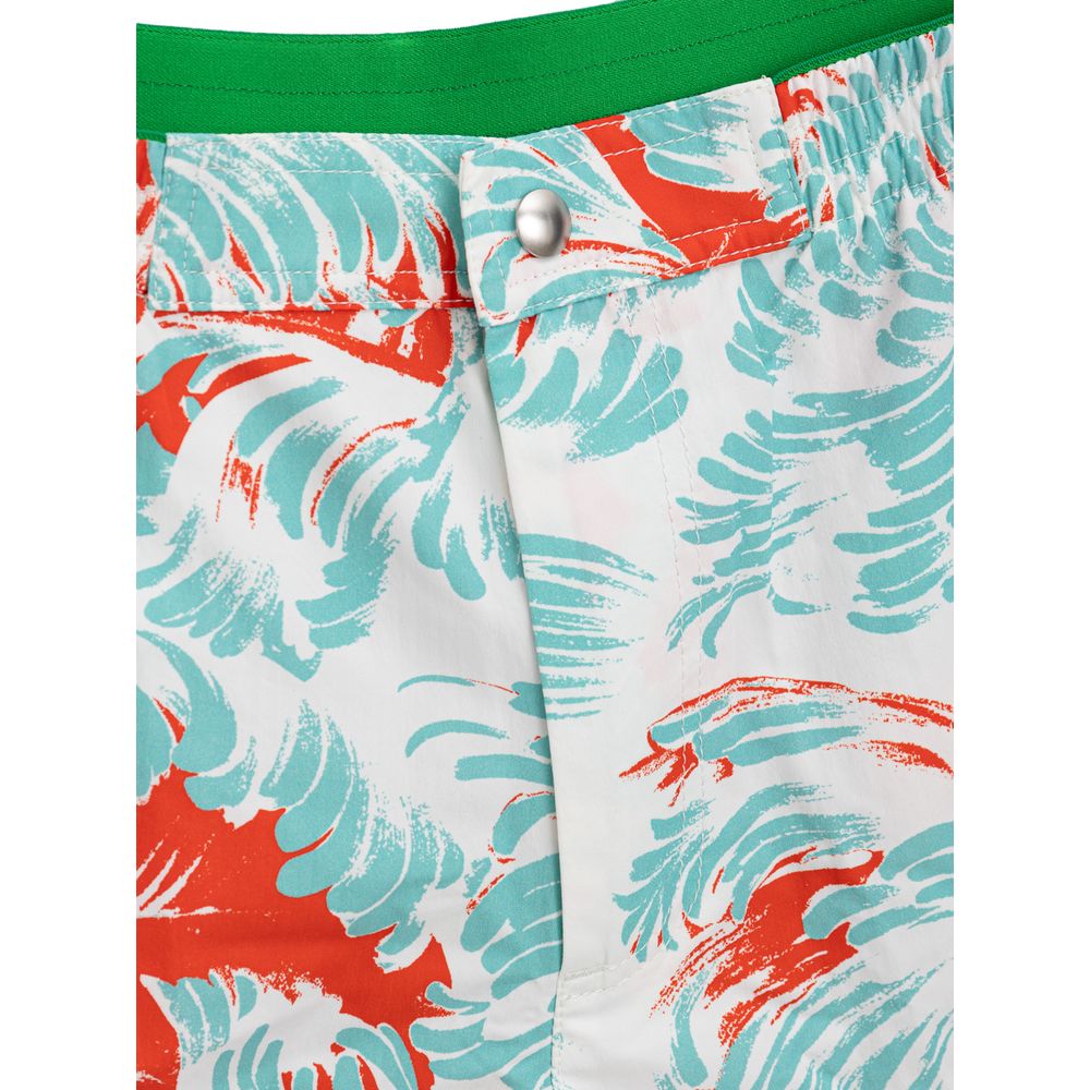 Bottega Veneta Pantalones cortos de baño de poliamida blancos