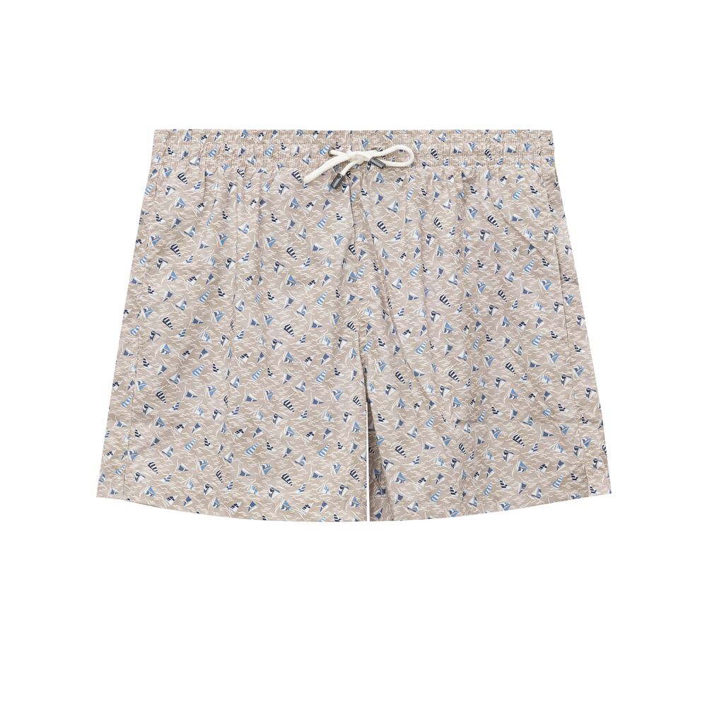 Canali Bañador Beige de Poliéster