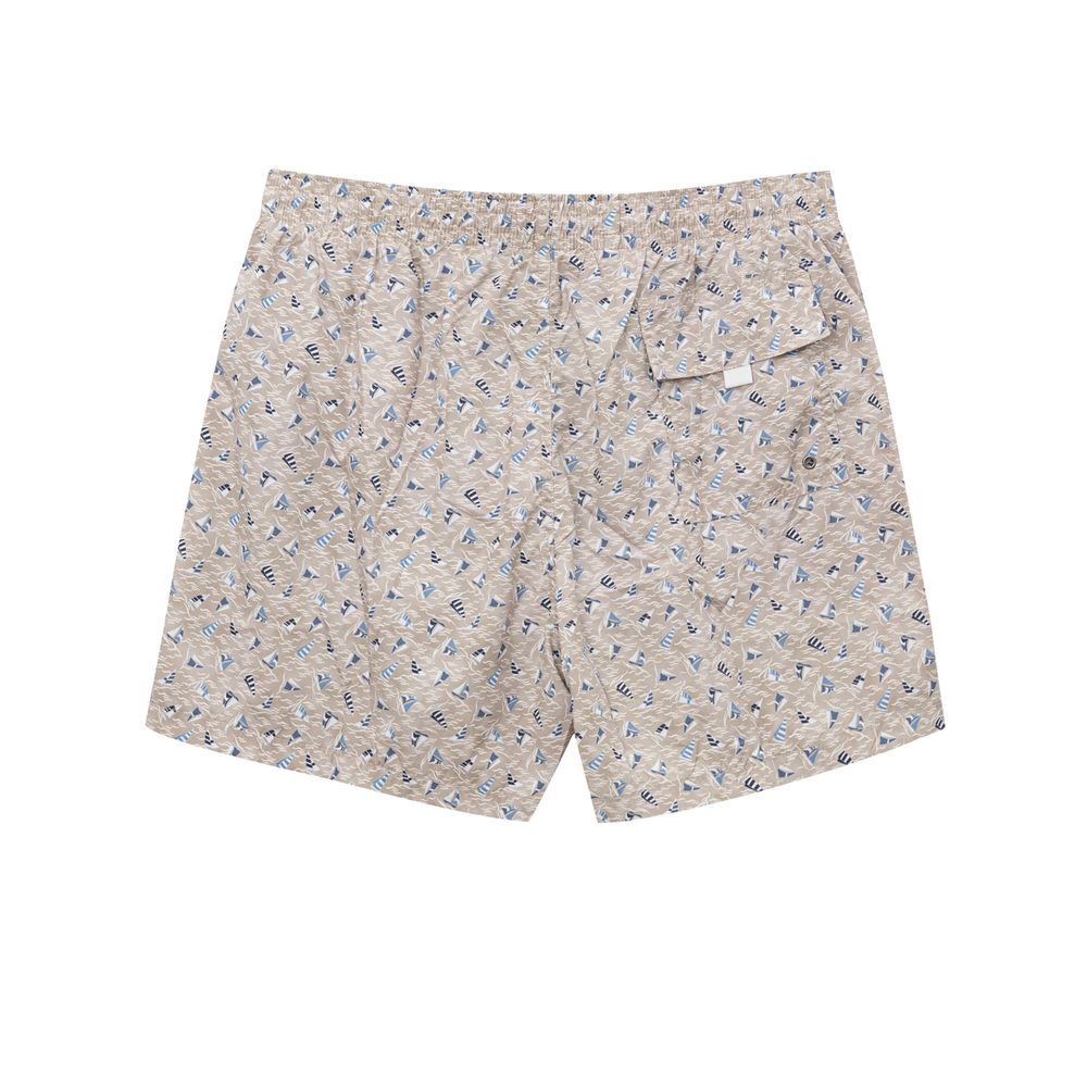 Canali Bañador Beige de Poliéster