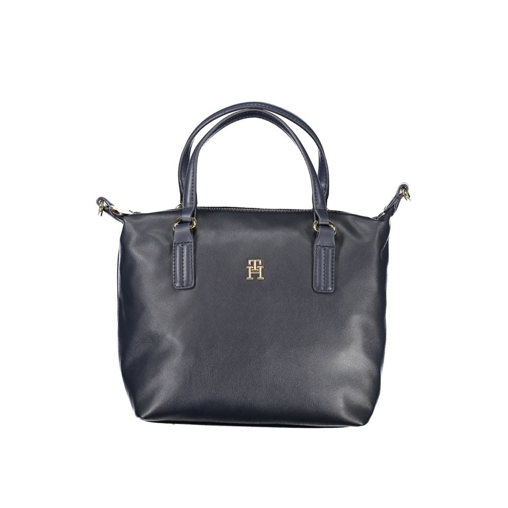 Sac à main Tommy Hilfiger Bleu Polyester Femme