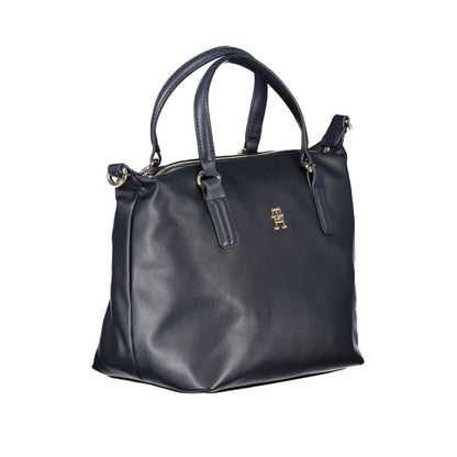 Sac à main Tommy Hilfiger Bleu Polyester Femme