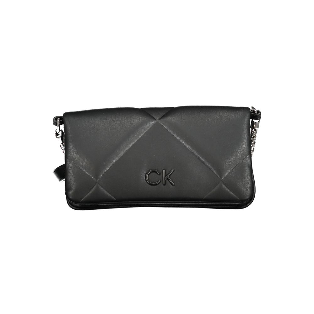 Bolso de mano Calvin Klein negro de poliéster para mujer
