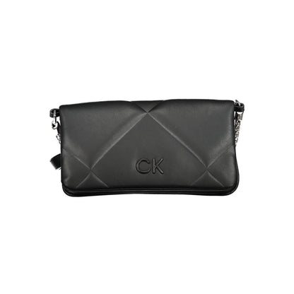 Bolso de mano Calvin Klein negro de poliéster para mujer