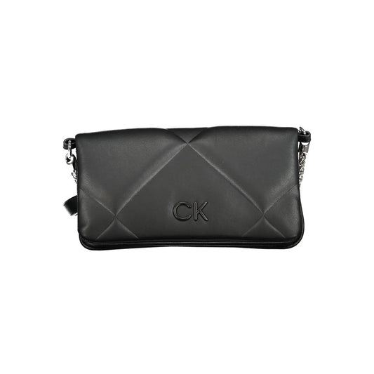 Bolso de mano Calvin Klein negro de poliéster para mujer