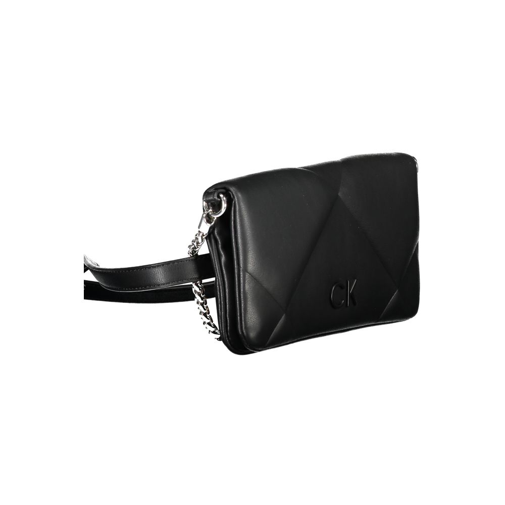 Bolso de mano Calvin Klein negro de poliéster para mujer