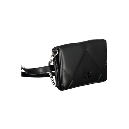 Bolso de mano Calvin Klein negro de poliéster para mujer