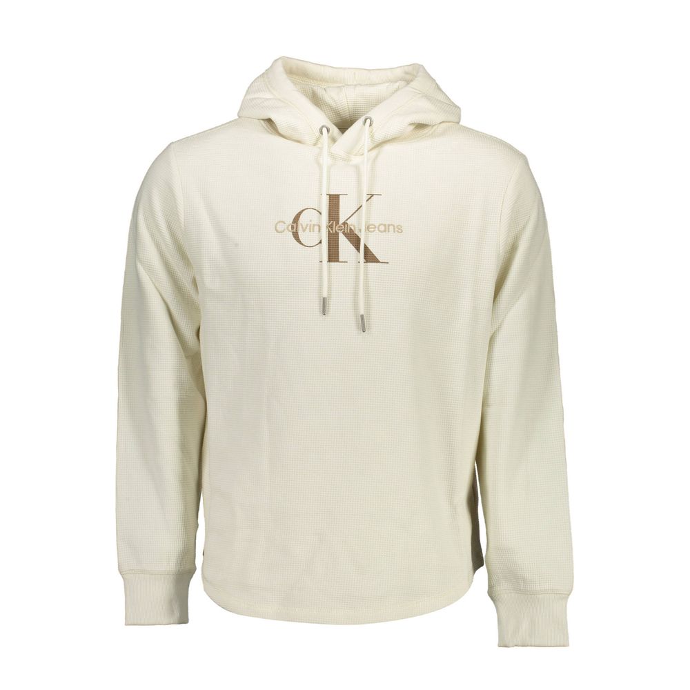 Sudadera de hombre de algodón blanco Calvin Klein