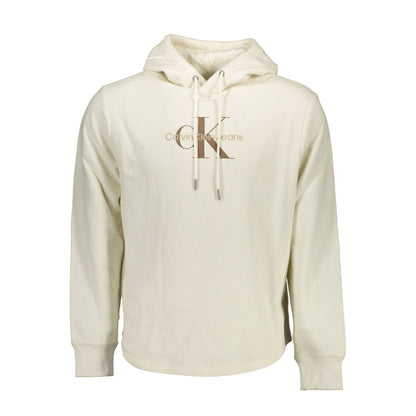 Sudadera de hombre de algodón blanco Calvin Klein