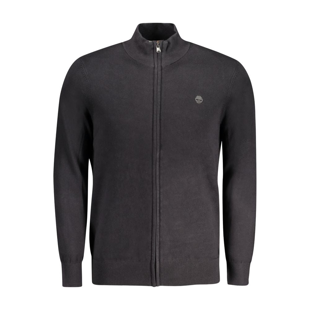 Cárdigan Timberland negro de algodón orgánico para hombre
