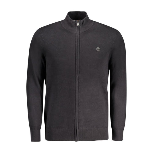 Cárdigan Timberland negro de algodón orgánico para hombre