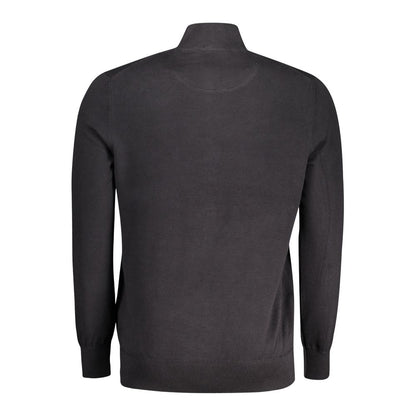 Cárdigan Timberland negro de algodón orgánico para hombre