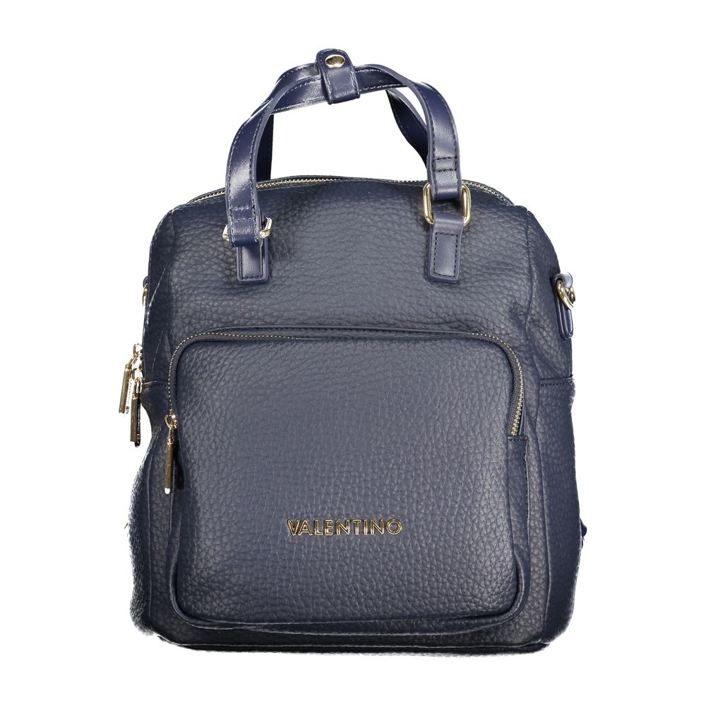 Mochila de poliuretano azul para mujer Mario Valentino