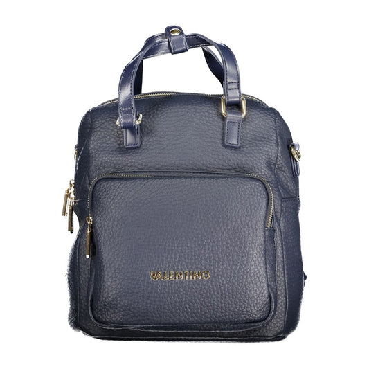 Mochila de poliuretano azul para mujer Mario Valentino