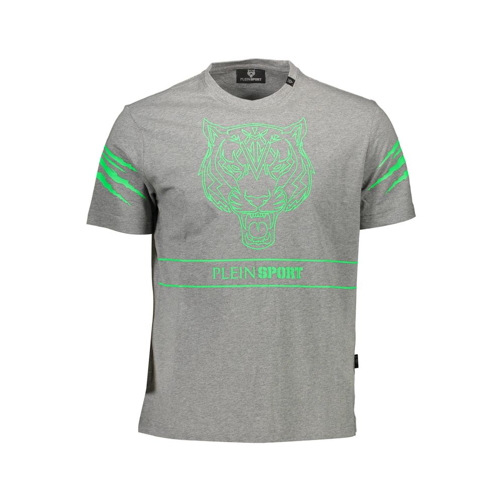 Plein Sport Gris Algodón Camiseta para Hombre