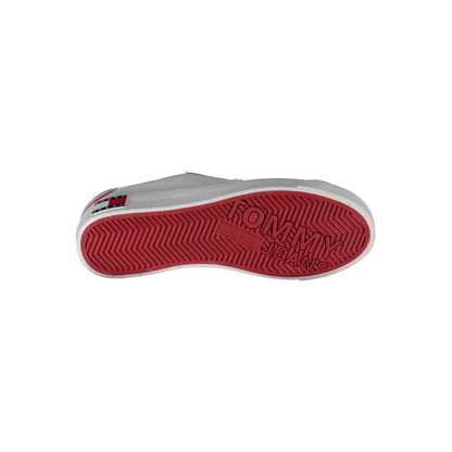 Zapatilla de Piel Blanca para Mujer Tommy Hilfiger
