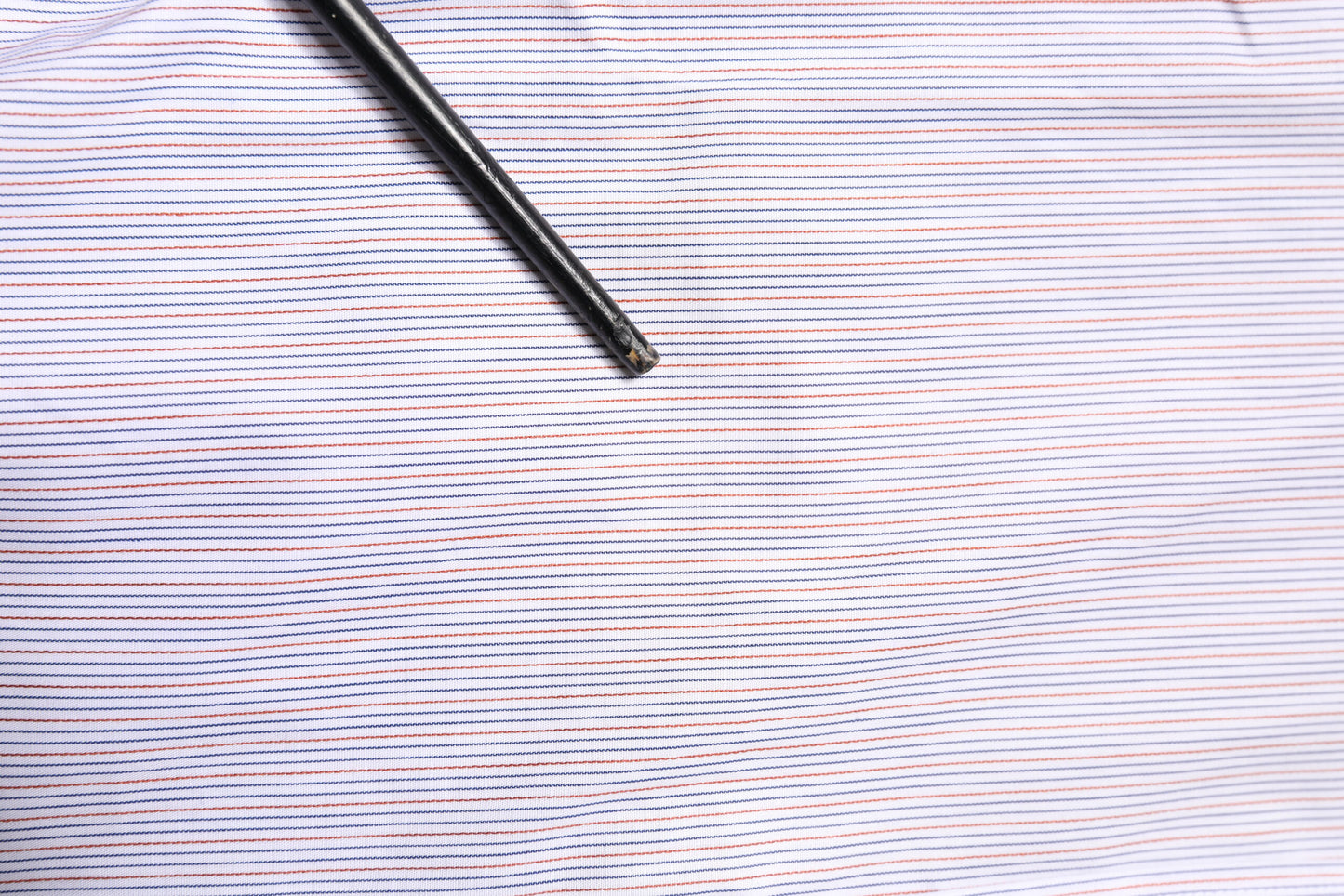 Camisa de algodón a rayas blancas de manga larga GOLD de Dolce & Gabbana