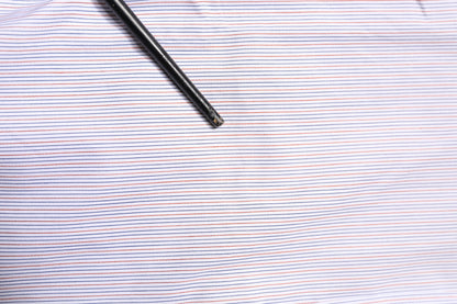 Camisa de algodón a rayas blancas de manga larga GOLD de Dolce & Gabbana