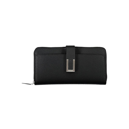 Cartera de poliuretano negra para mujer Calvin Klein