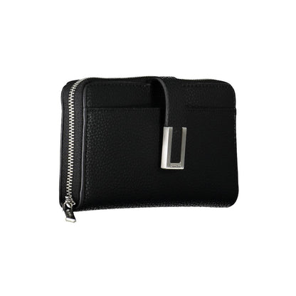 Calvin Klein Black Polyurethane Women's Wallet