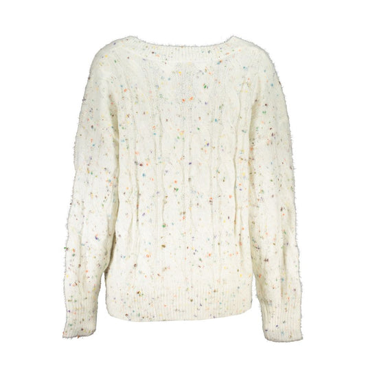 Suéter Desigual blanco de acrílico para mujer