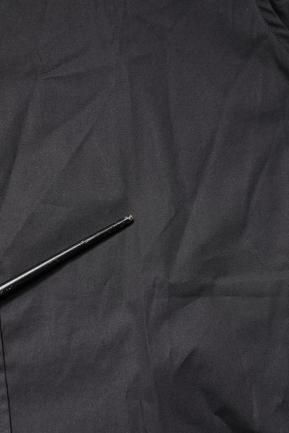 Dolce & Gabbana Camisa de vestir de manga larga de algodón negra DORADA