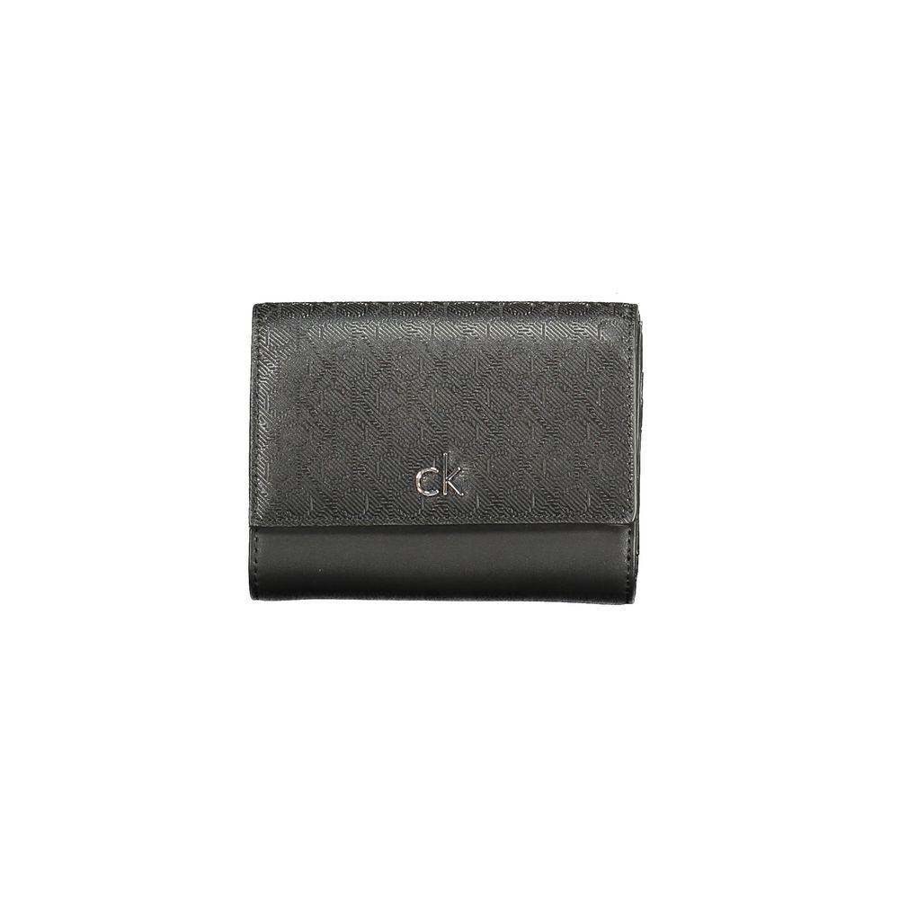 Cartera Calvin Klein de poliéster negro para mujer