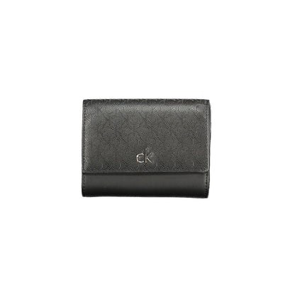 Cartera Calvin Klein de poliéster negro para mujer