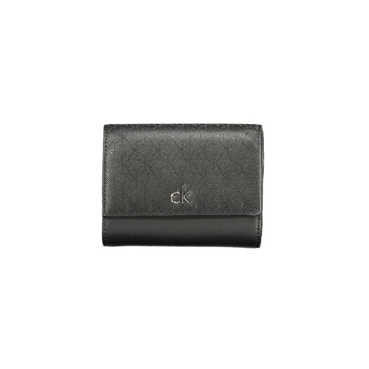 Cartera Calvin Klein de poliéster negro para mujer