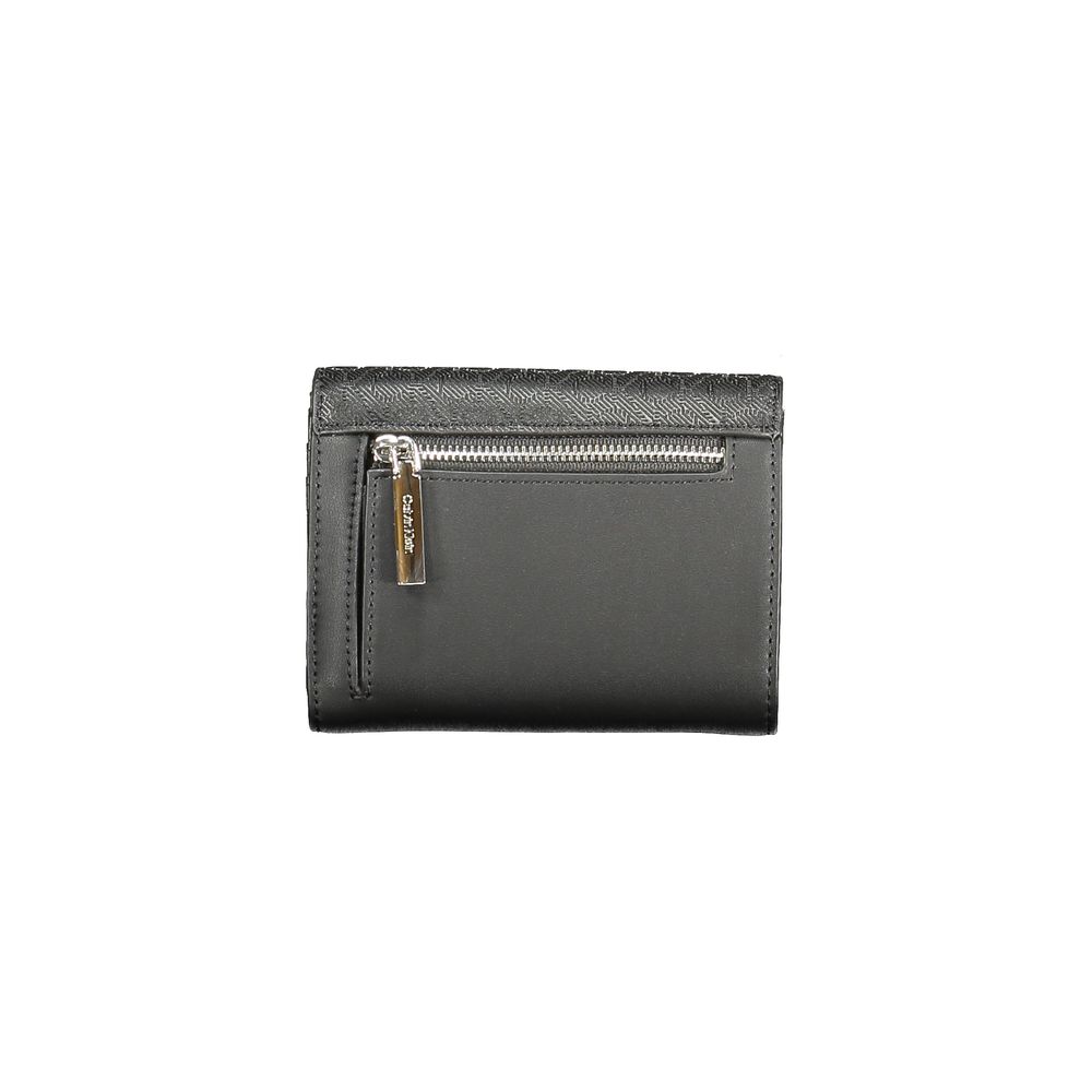 Cartera Calvin Klein de poliéster negro para mujer