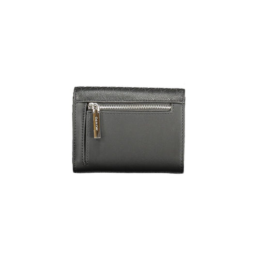 Cartera Calvin Klein de poliéster negro para mujer