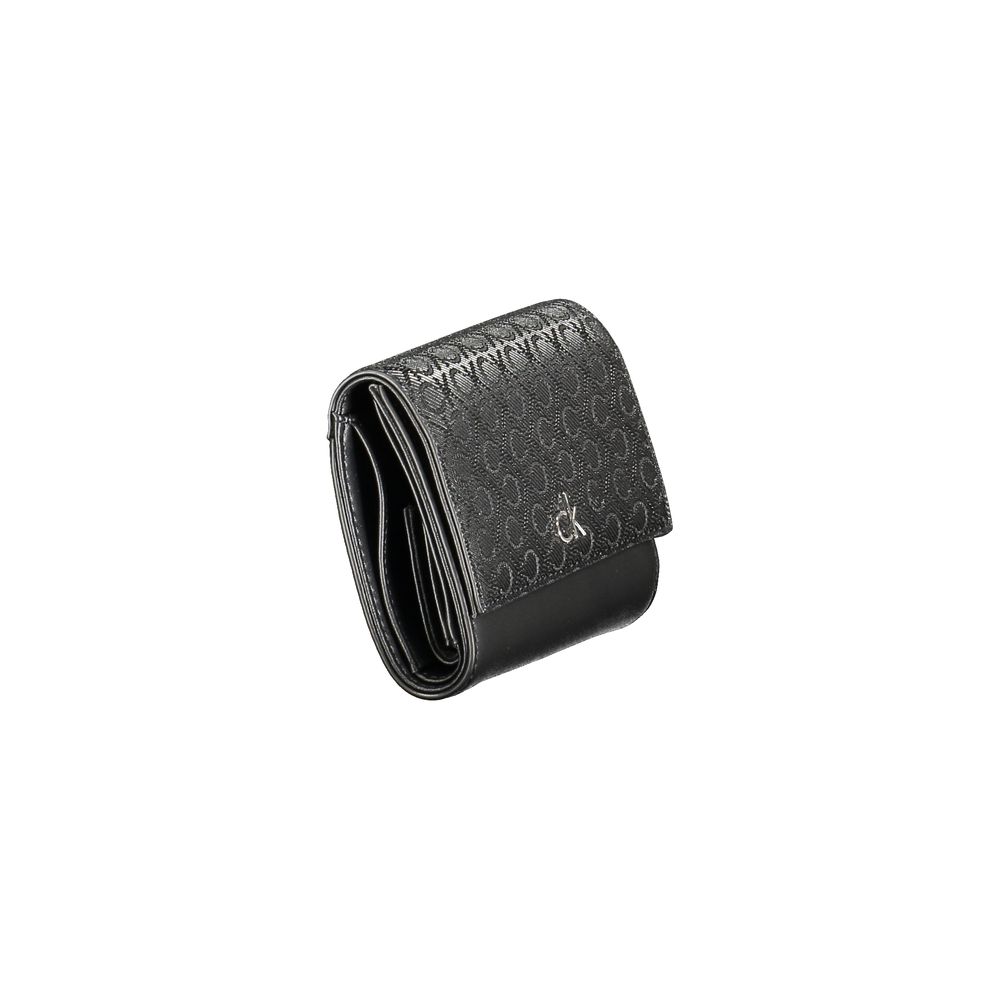 Cartera Calvin Klein de poliéster negro para mujer