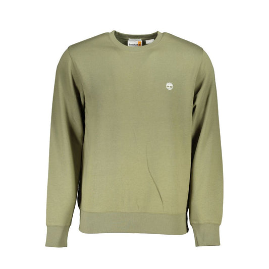 Sudadera de hombre de algodón verde Timberland