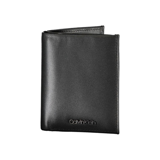Calvin Klein Black Leather Men's Wallet